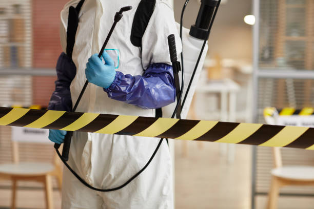 Professional Biohazard Cleanup technician working in Miller, SD
